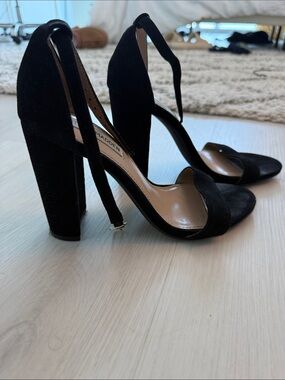 Steve Madden Black Heels Size 8